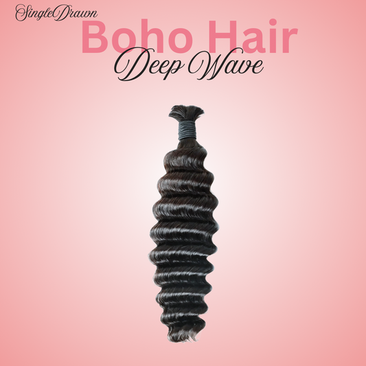 Single Drawn Boho Hair (Natural Color)